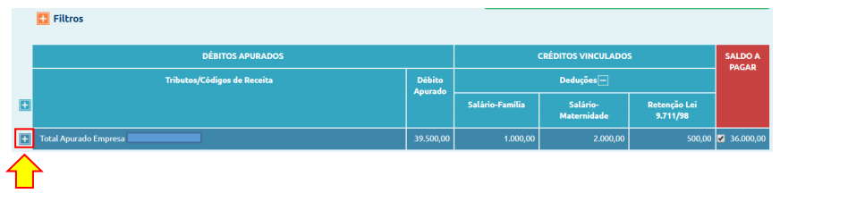 Como excluir Darf das contribuições previdenciárias