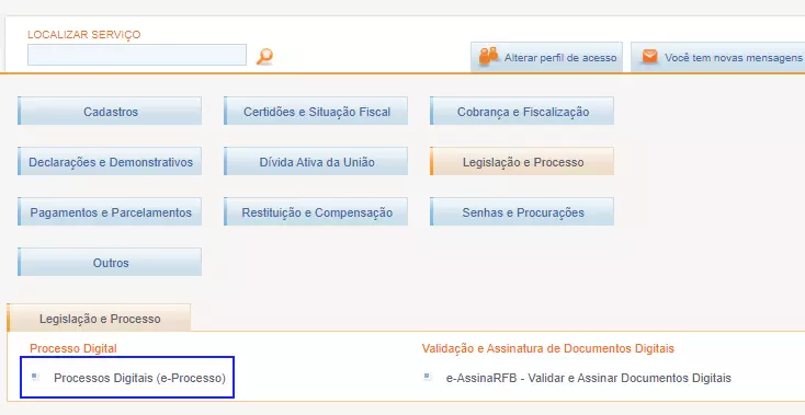 eCac e-processos