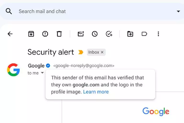 Empresas poderão ter selo de verificação no Gmail