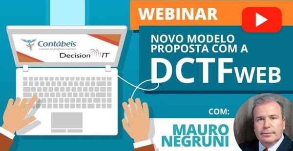 Webinar: Novo modelo proposto com a DCTFweb