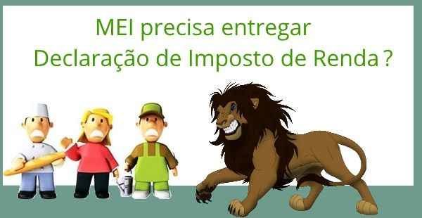 MEI: Declarações de Imposto de Renda 2018