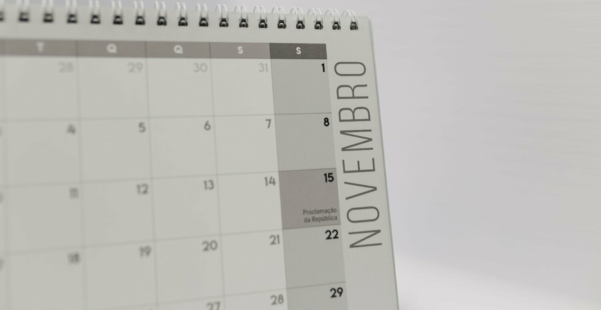 Agenda tributária de novembro de 2026: confira os prazos