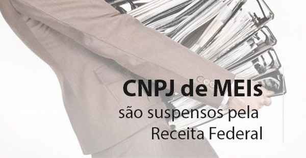 Receita divulga relação de baixa de CNPJs - MEI