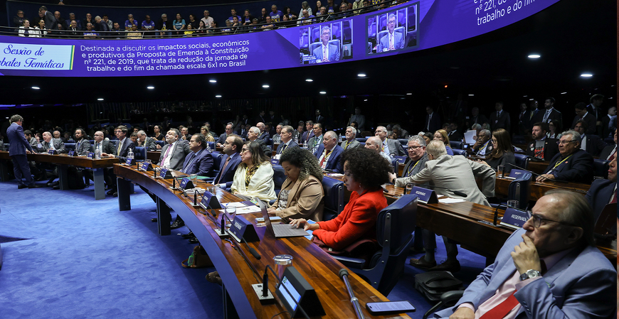 Fim da escala 6x1 começa a ser debatido no Senado nesta semana