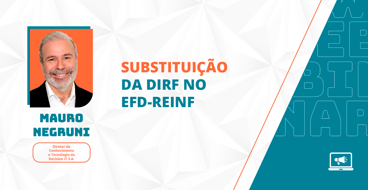 Substituição da DIRF na EFD-Reinf