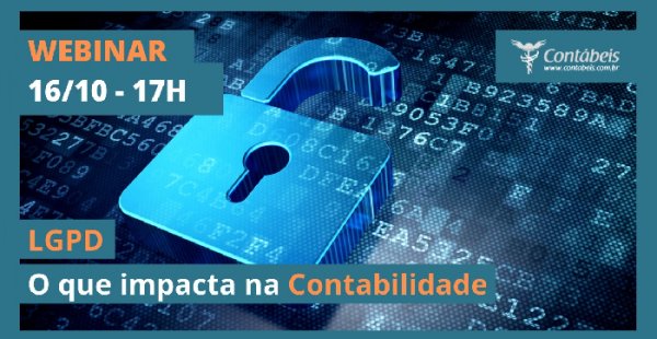 Webinar ao vivo fala sobre os desafios da LGPD para a contabilidade