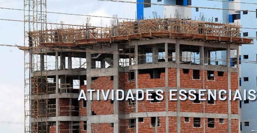 Decreto 10.342 inclui construção civil e outras atividades como essenciais