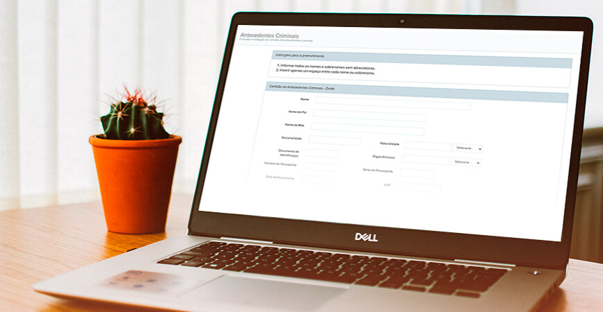Como emitir certidão de antecedentes criminais