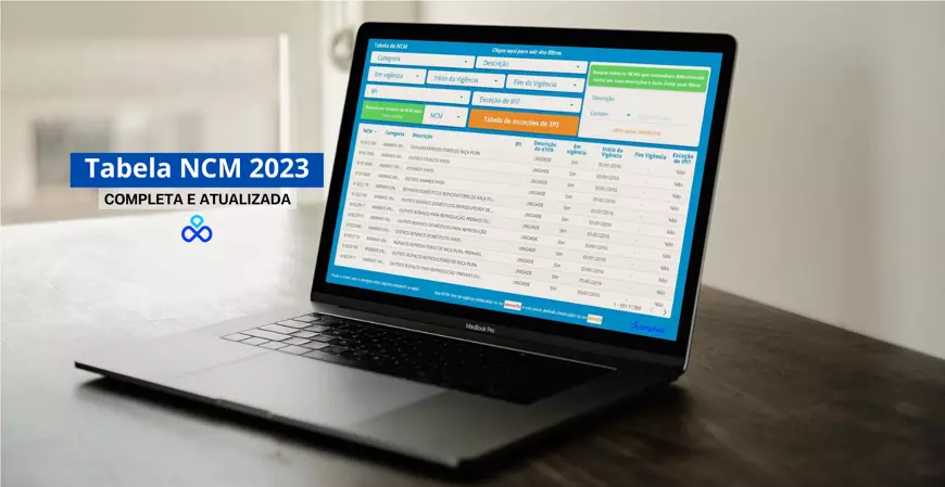 Tabela NCM 2º semestre 2023: atualizada, gratuita e completa!