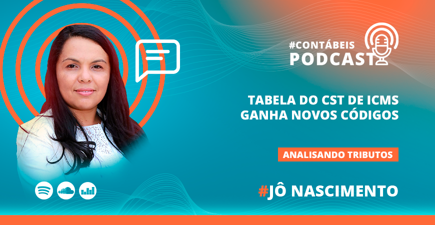 Tabela do CST de ICMS ganha novos códigos