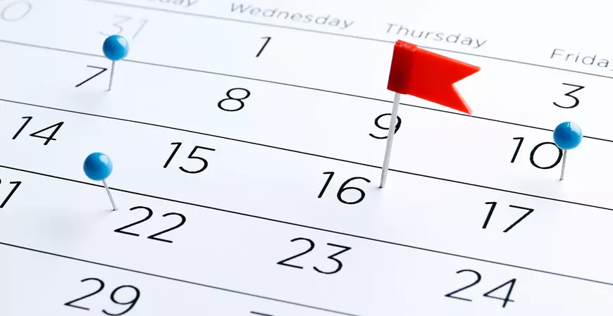 Veja o calendário de feriados e datas importantes de outubro